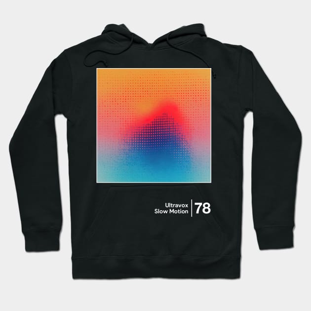 Slow Motion - Minimal Style Graphic Artwork Hoodie by saudade